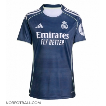 Billige Fotballdrakt Real Madrid Replika Bortedrakt Dame 2025-26 Kortermet